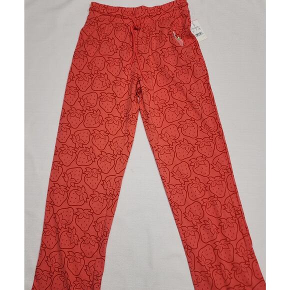 Strawberry shortcake red pajamas women's Small W26''x L39'' - Picture 1 of 7
